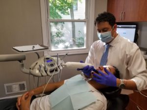 John Habib DDS family cosmetic dentist Yonkers Westchester NY at work