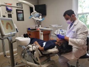 Yonkers dentist Farzin Farokhzadeh DDS with patient
